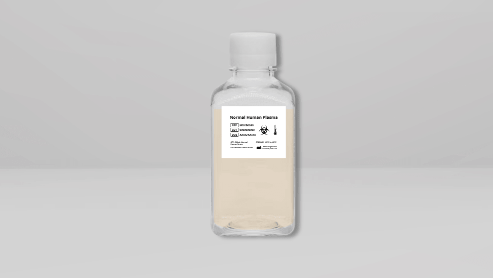 MDXB0099-500 Normal Human Plasma Pool (500mL)